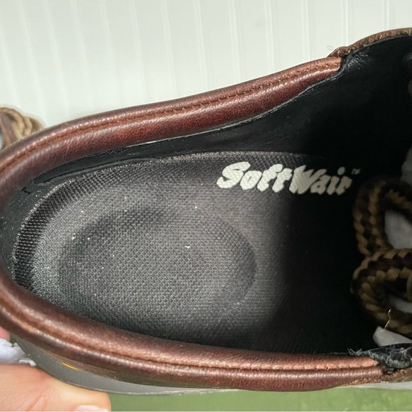 Dr. Martens CRANFORD Oversized Eyelet Low Boots/Oxfords in Brown Leather - Picture 4 of 9